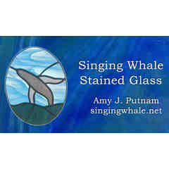 Singing Whale Stained Glass