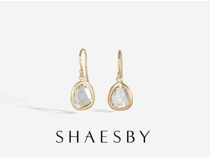 Shaesby Diamond Slice Drop Earrings