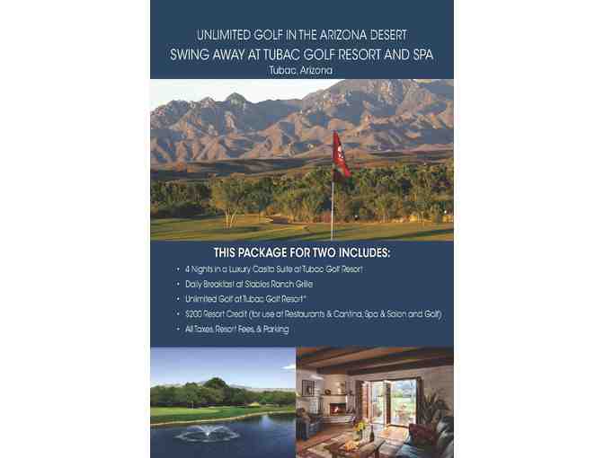 Tubac Golf Resort and Spa, Tubac, Arizona Package for Two