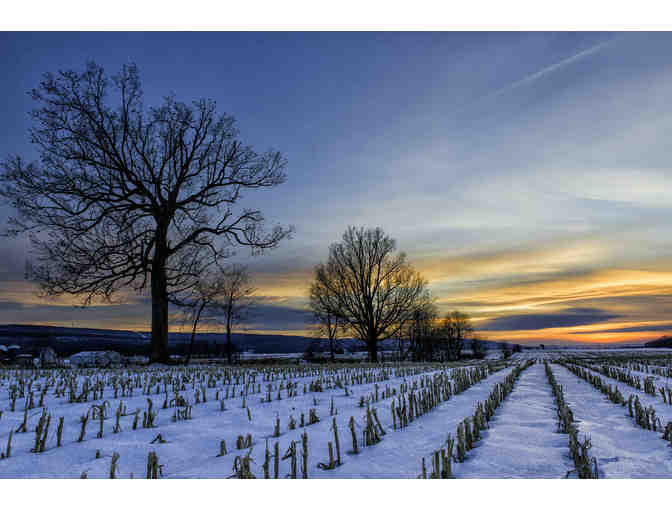 Nixon Road Winter Sunset by Howie Shultz - Photo 1