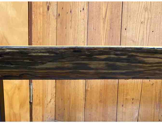 Handcrafted Live-edge Black Walnut Benches by Pete Leese - set of 2 - Photo 3