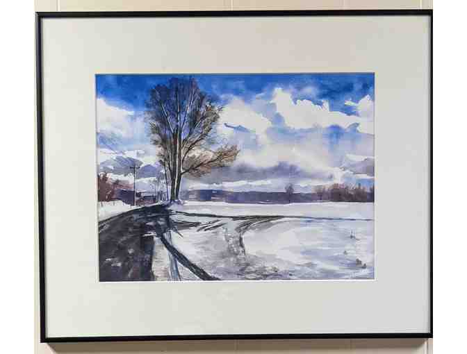 Intersection by Jeff Mathison, 2021 (watercolor print) - Photo 1
