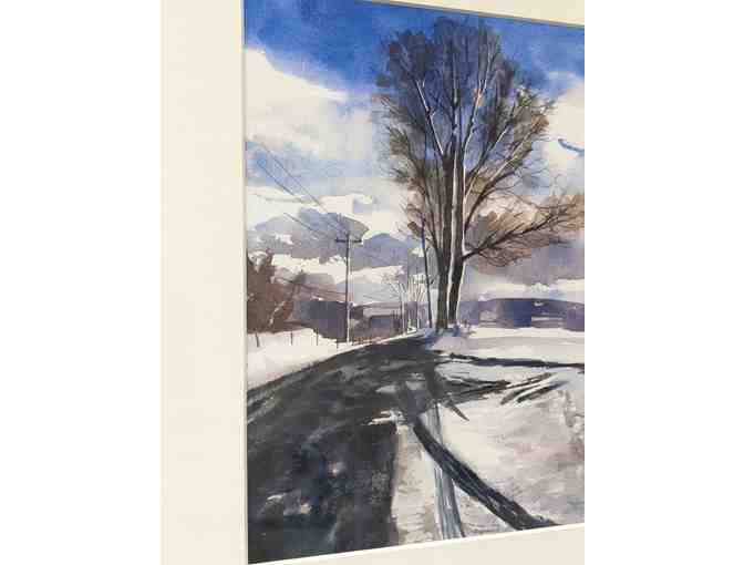 Intersection by Jeff Mathison, 2021 (watercolor print)