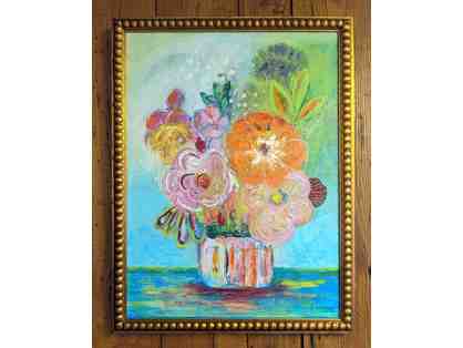 Spring Bouquet by Deena Ultman, 2021 (acrylic on canvas)