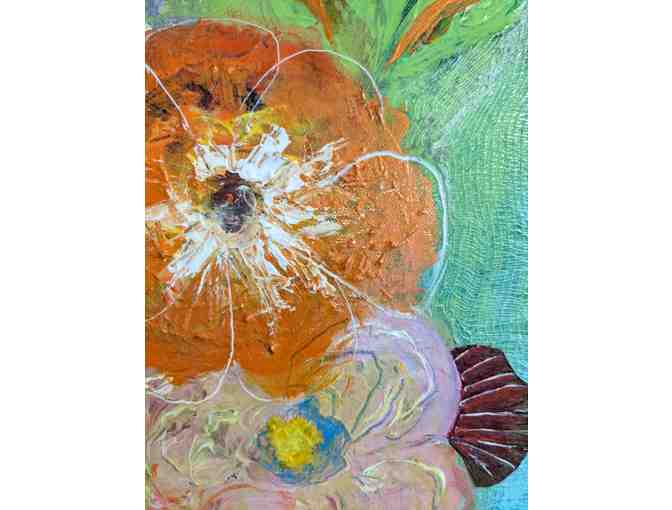 Spring Bouquet by Deena Ultman, 2021 (acrylic on canvas)