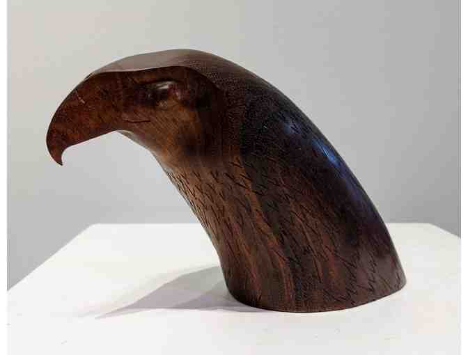 Cooper's Hawk by Bob Carline, 1994 (black walnut)