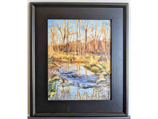 Late Fall in Millbrook Marsh by Tom Rosenow, 2020 (oil) - Photo 1