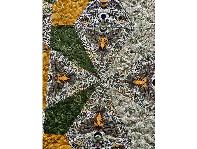 Handmade Nature-Themed Reversible Quilt by Terry Melton