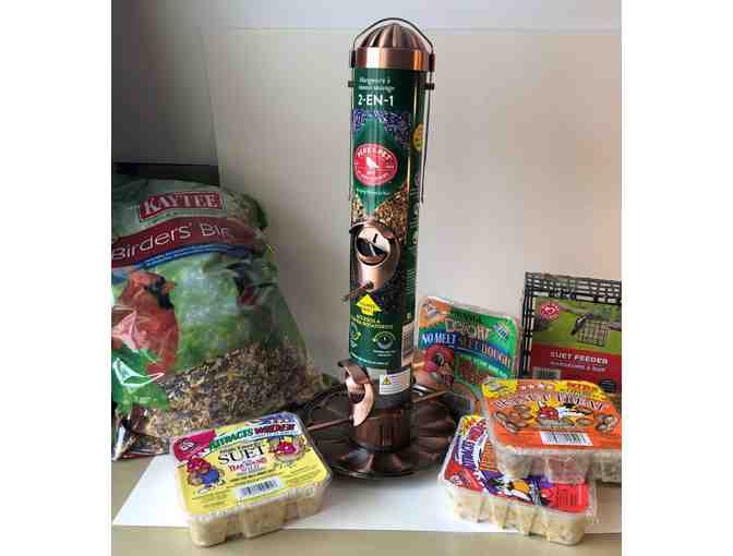 Bird feeders and food from Ace Hardware