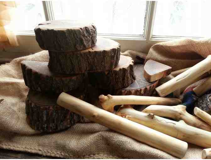Natural Wood Blocks Made with Love by Alumni Parent and from Trees on CLWS Grounds!