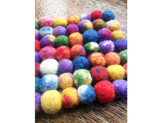 Pom Pom Trivet- Maple Preschool Class Creation