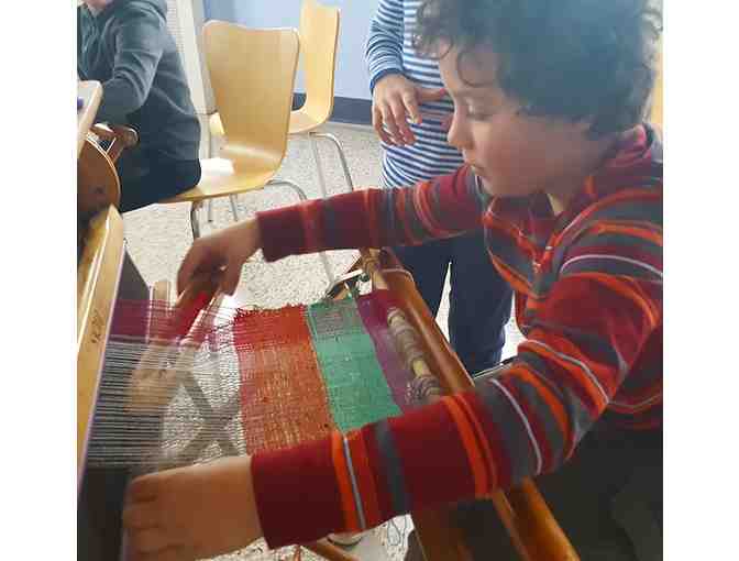 Third Grade SAORI Weaving