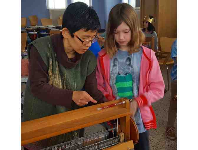 Third Grade SAORI Weaving