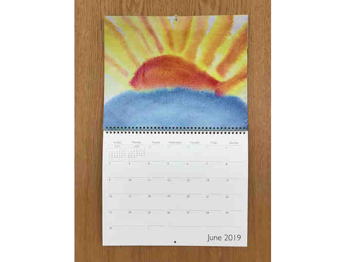 A Year of Second Grade Watercolors Calendar