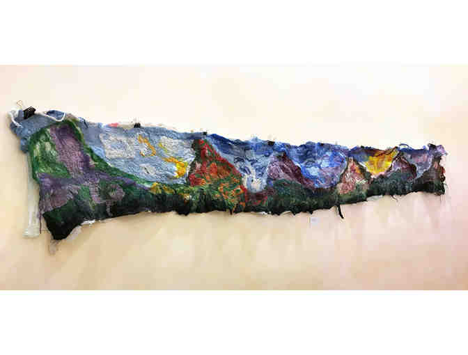 Felted Mural Landscape by Renatta Hunt