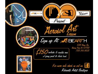 Aerosol Art Lesson at Rebearth Artist Boutique (NJ)
