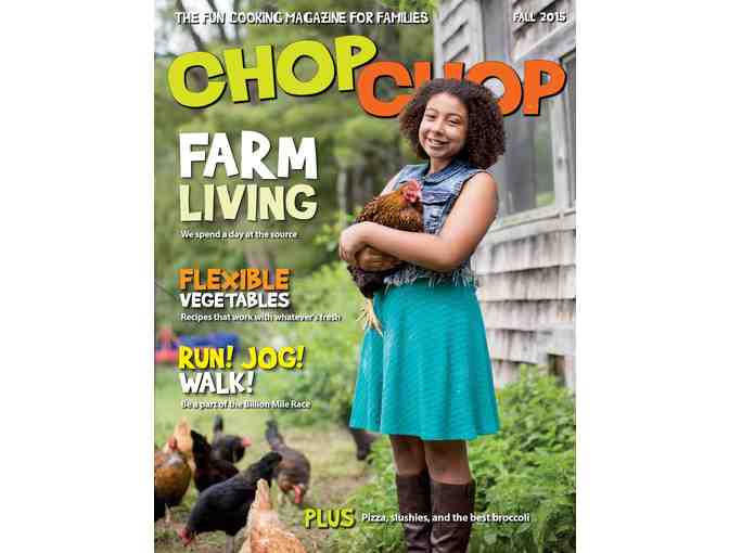 Magazine Photo Shoot with ChopChop for Kids