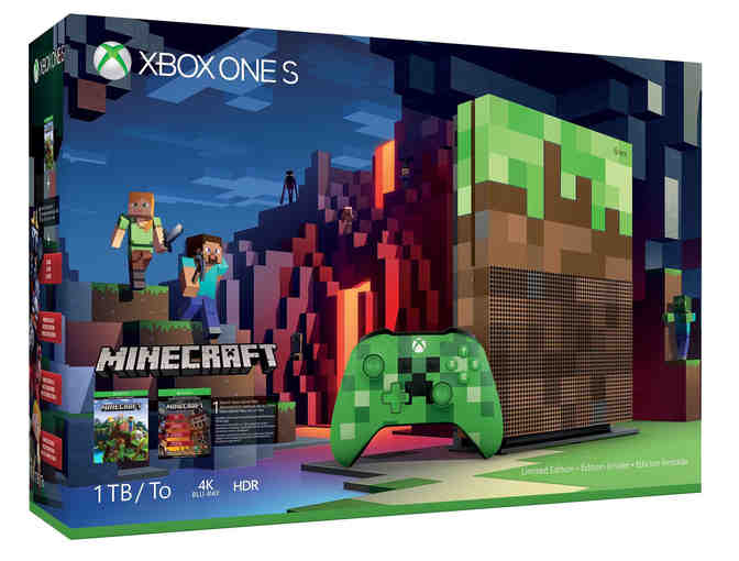 Xbox One S 1TB Minecraft Limited Edition Bundle