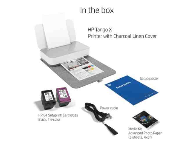 HP Tango X Wireless Instant Ink Ready Printer with Linen Cover