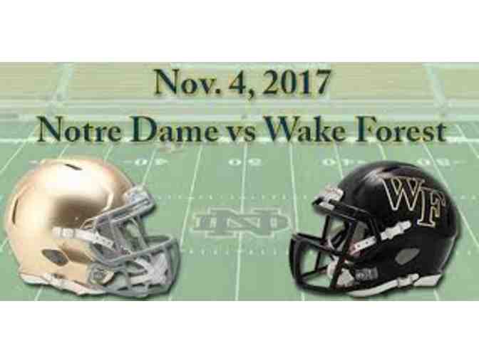 Wake Forest vs Notre Dame Game Day Tickets