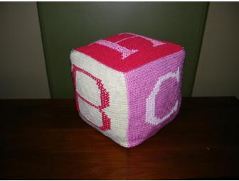 Crocheted Alphabet Block from Spruce