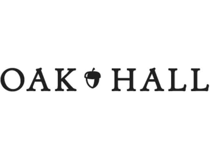 Men's $500 Gift Certificate to Oak Hall with a personal 'at home' Wardrobe Consultant