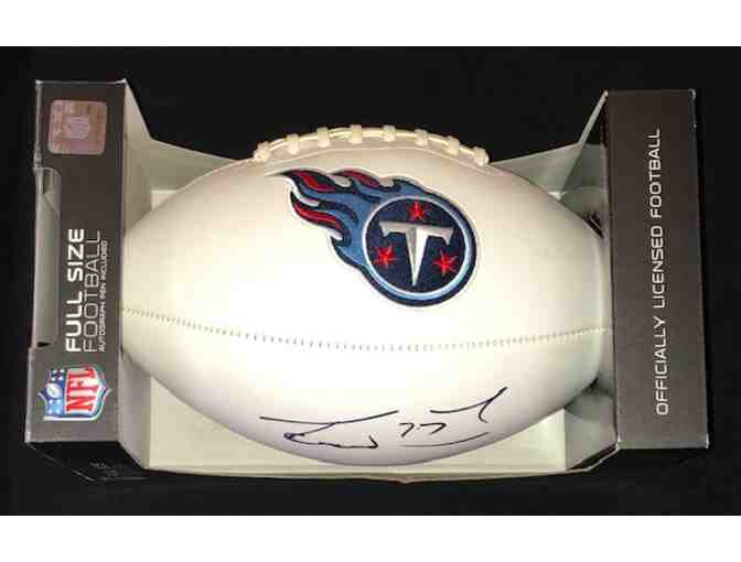 Tennessee Titans Taylor Lewan, Autographed Football
