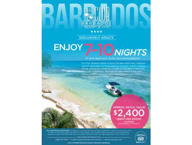 The Club Barbados Resort & Spa Accommodation: Exclusively Adults