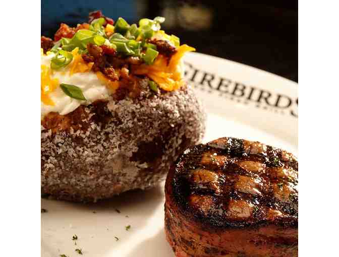 Steaks and Seafood! Firebirds Wood Fired Grill $25 Gift Certificate