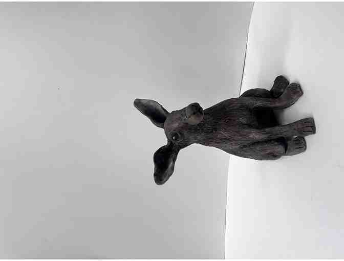Peg Holton Handmade Clay Rabbit Sculpture