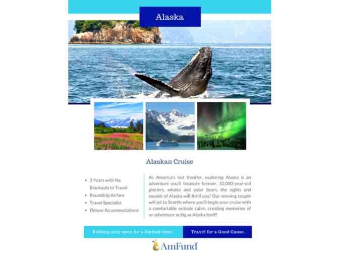 Alaskan Cruise Adventure for two!