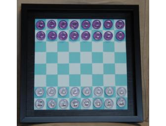 Hand Crafted Vertical Chess Board!