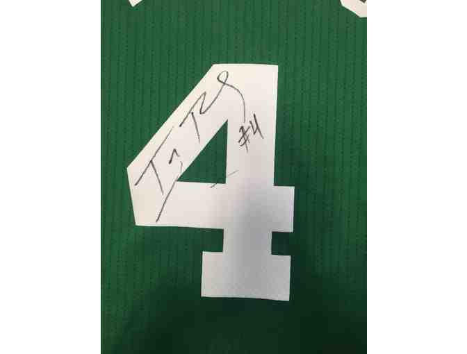 Isaiah Thomas Boston Celtics Autographed Green Swingman Jersey