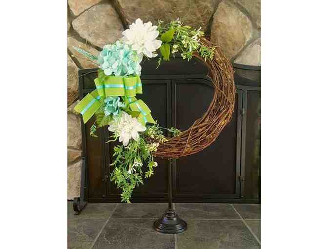 Custom Spring Wreath from Ditto Decor