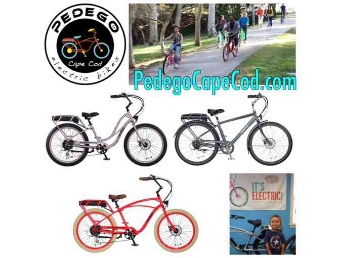Pedego Cape Cod: Two (2) 2-Hour Electric Bike Rental w/ Helmet & Lock