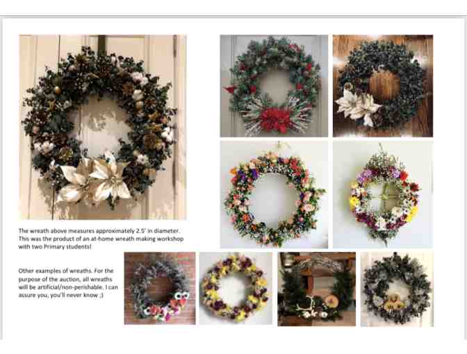Wreath-making worshop with your child(ren)!