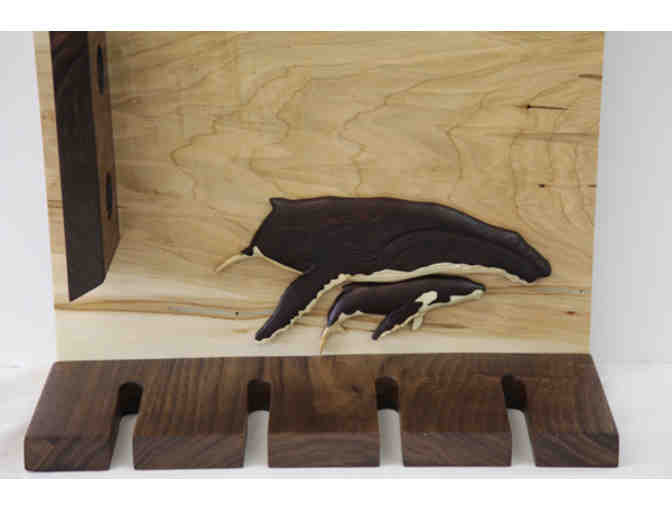 Hand Crafted Humpback Whale Wine Rack