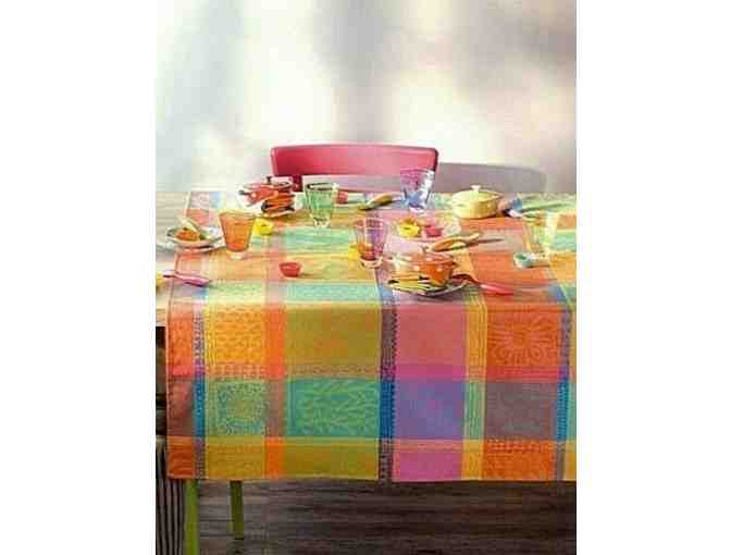 Mille Wax Creole French Jacquard tablecloth 71x98 100% cotton