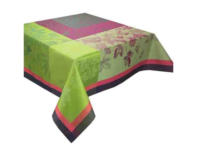 Plaisirs d'automne, French Jacquard tablecloth 69x69 100% cotton
