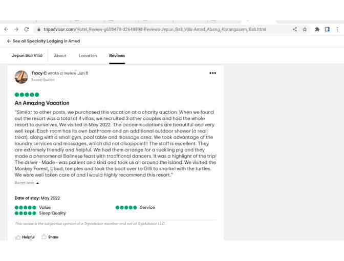 Balinese Scuba Adventure and Private Villa (2 pers) - 8 days/7 ngts @ Jepun Bali Villas