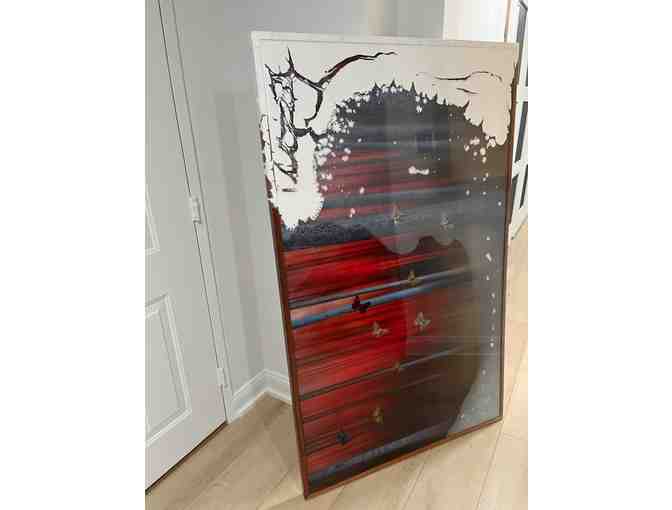 A Jean-Luc Vivier Painting Global Warming