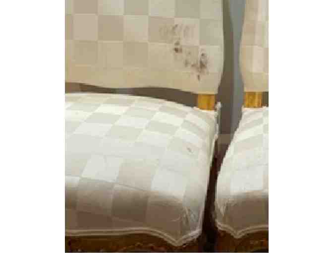 Fine Furniture from Iconic l'Enfant Gallery: A Pair of French Louis XV Style Chairs