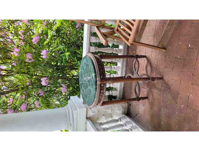 Fine furniture from iconic l'Enfant Gallery: A French-Italian marble-top Console