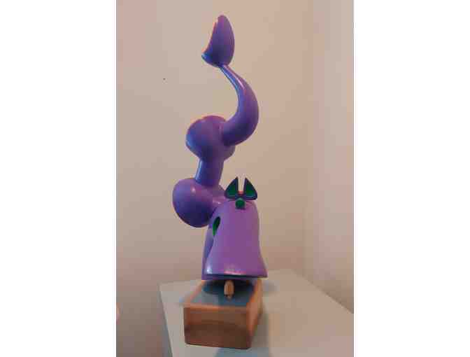 A Dickson Carroll Statue: 'Out and About/Bonjour les Amis!'