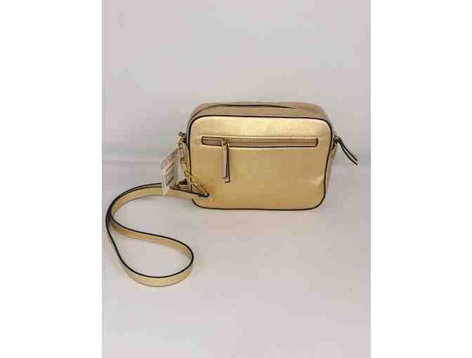 Liz Claiborne Studded Gold Crossbody