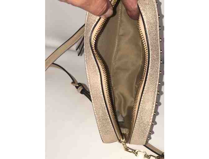 Liz Claiborne Studded Gold Crossbody