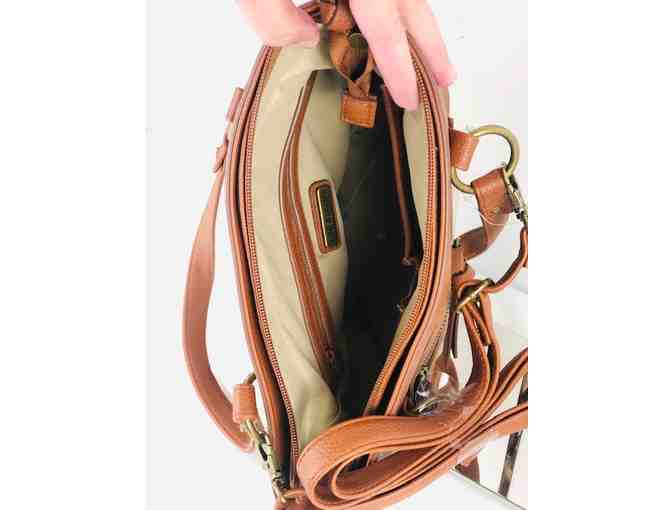 Rosetti Brown & Cream w/ crossbody strap