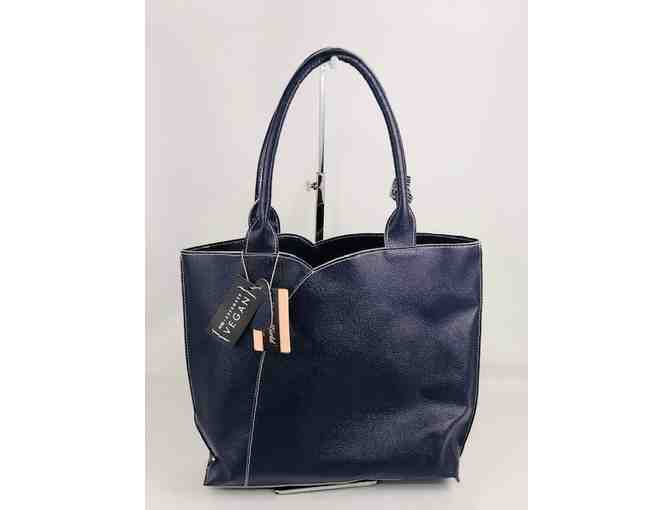 Mellow World Deep Purple shoulder bag w/ mulit colored tassel - vegan