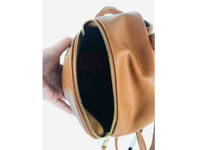 Madden Girl Small Camel Gold Studded backpack