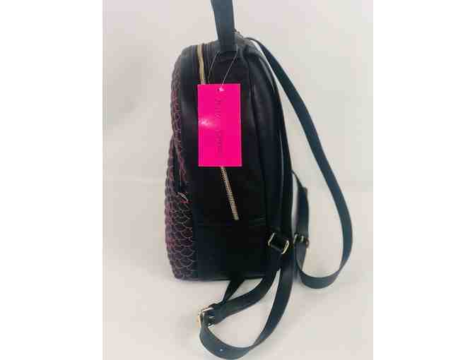 Betsey Johnson Black and Pink Backpack